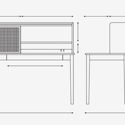 オーダーメイド 職人手作り 学習机 パソコンデスク デスク テーブル 机 天然木 北欧家具 収納 天然木 LR2018 1枚目の画像