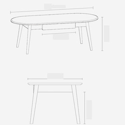 オーダーメイド 職人手作り コーヒーテーブル ローテーブル センターテーブル 北欧家具 天然木 木目 エコ LR2018 1枚目の画像
