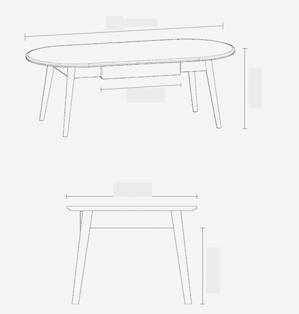 オーダーメイド 職人手作り コーヒーテーブル ローテーブル センターテーブル 北欧家具 天然木 木目 エコ LR2018 1枚目の画像