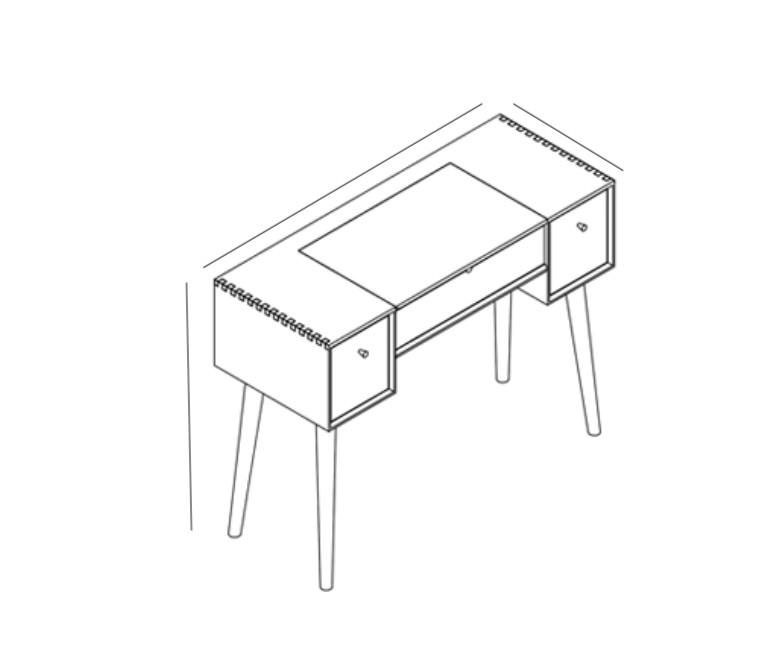 オーダーメイド 職人手作り ドレッサー 化粧台 鏡台 テーブル デスク 収納 天然木 木目 木製 無垢材 LR2018