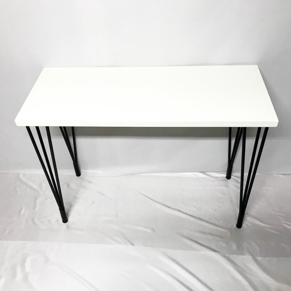 オーダーメイド 職人手作り アイアンウッド カウンターテーブル 白家具 北欧モダン おうち時間 無垢材 LR2018