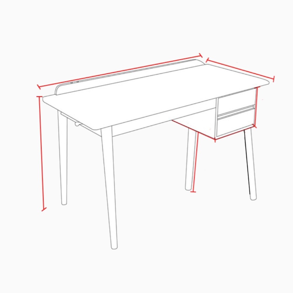 オーダーメイド 職人手作り パソコンデスク デスク テーブル 机 学習机 北欧風 天然木 木目 テレワーク LR2018