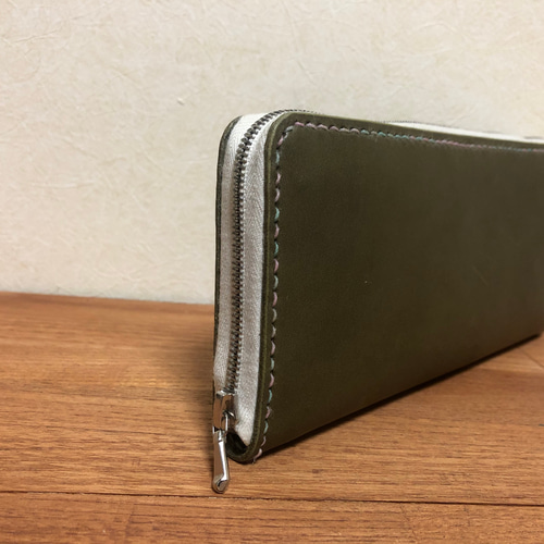 栃木レザー ラウンドファスナー 長財布 ririジッパー 長財布 leather