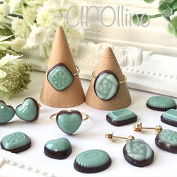 甘〜い小粒なチョコミントリング 指輪 レジン 指輪・リング CIPOllino