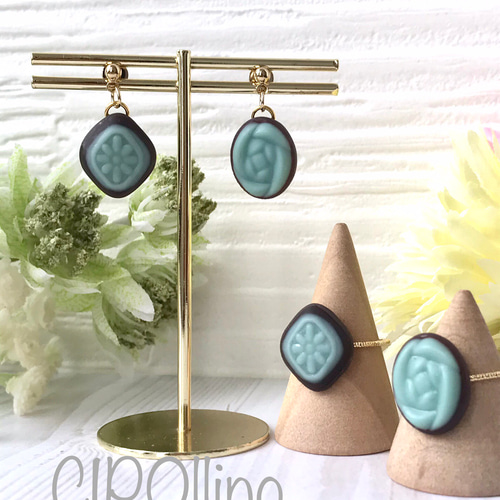 甘〜い小粒なチョコミントリング 指輪 レジン 指輪・リング CIPOllino