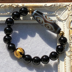 龍眼天珠たん　災い取れる？ 龍の圧倒的なパワーで揺るぎなき運気を養う☆龍眼天珠&モリオン☆天珠