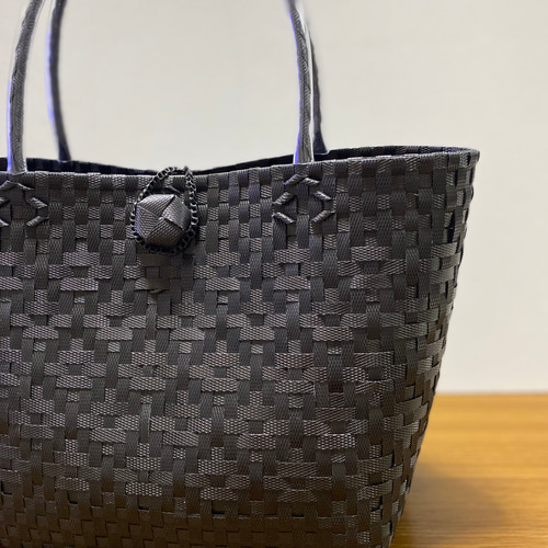 タイムセール‼️かごバック　【ギャラリー凛】　ブラック 1535fc18efcf5316f39cef2651fe40