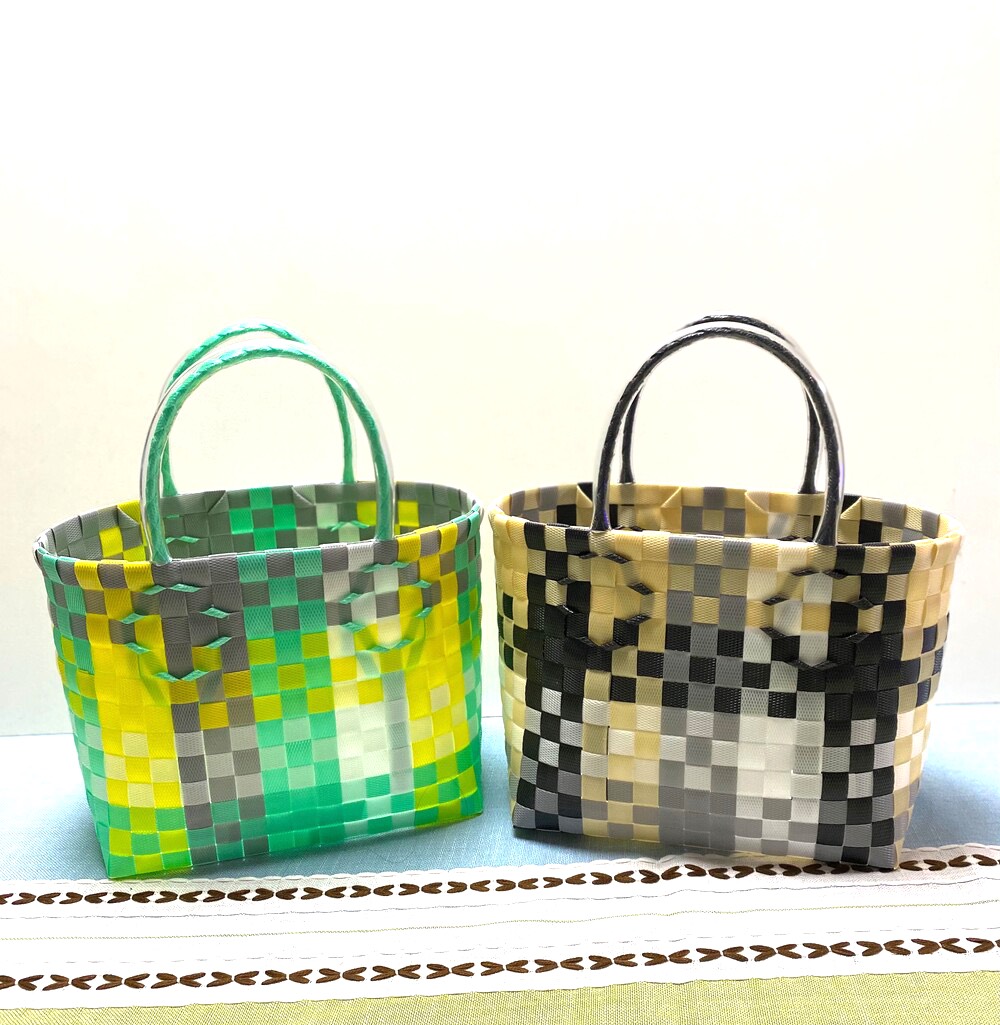 プラカゴバッグ 楽天市場】【カゴバッグ / プラカゴトートバッグ N-1 蓋つき