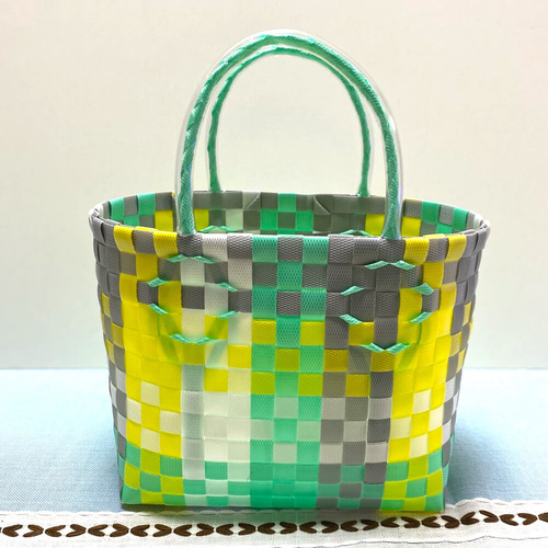 カラフルなプラスチック製かごバッグ3点セット6番 楽天市場】プラカゴ