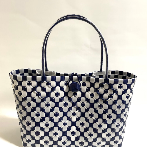 WOVEN チェック柄かごバッグ MARNI マルニ かごバッグ ミニバスケット バスケットバッグ