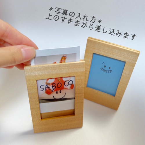 チェキを飾ろう チェキサイズの写真立て 〜WANTEDデザイン〜 フォト