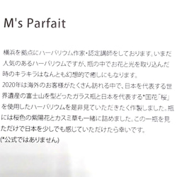 再販×2 M's Parfaitの富士山ハーバリウム 8枚目の画像