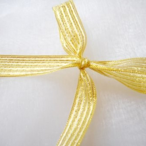 ゴールドストライプリボン 15mm 5m その他ラッピング用品 marin