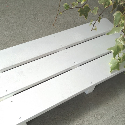 ホワイト塗装済】 ノルディックすのこ(ショート) 約:(幅)27X(奥行)58X