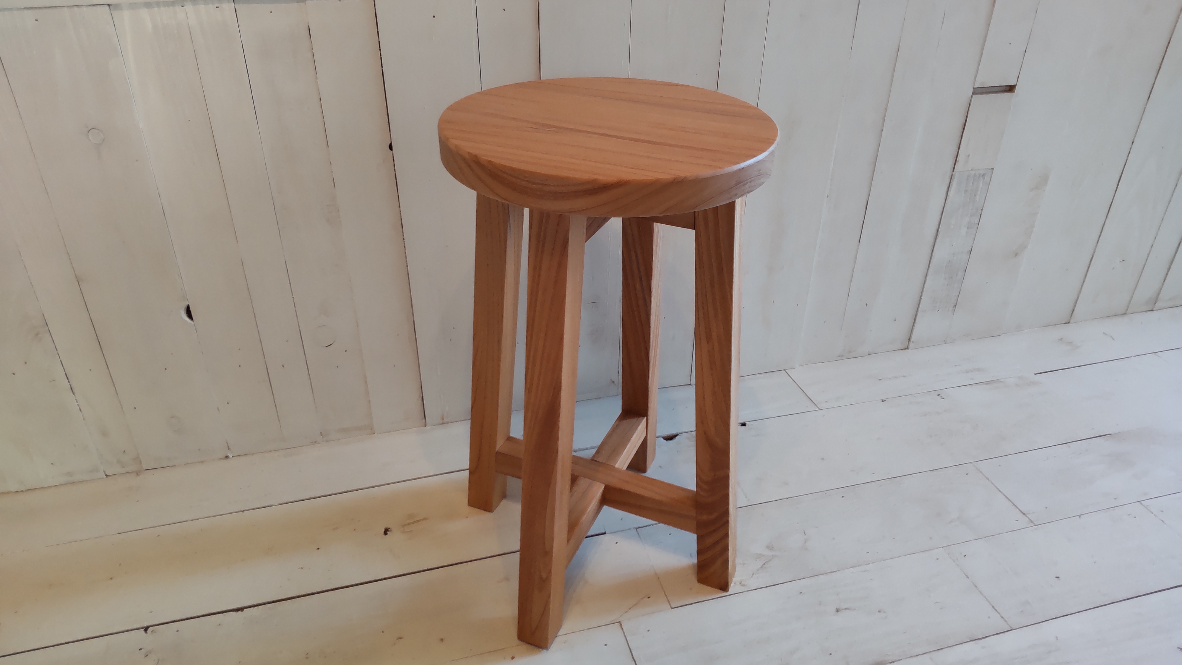 欅丸太椅子 スツール