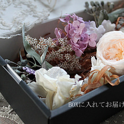 結婚式　花の髪飾り　ピンクの薔薇のヘッドドレス♯01５　プリザーブドフラワー　結婚式 成人式　前撮り 4枚目の画像