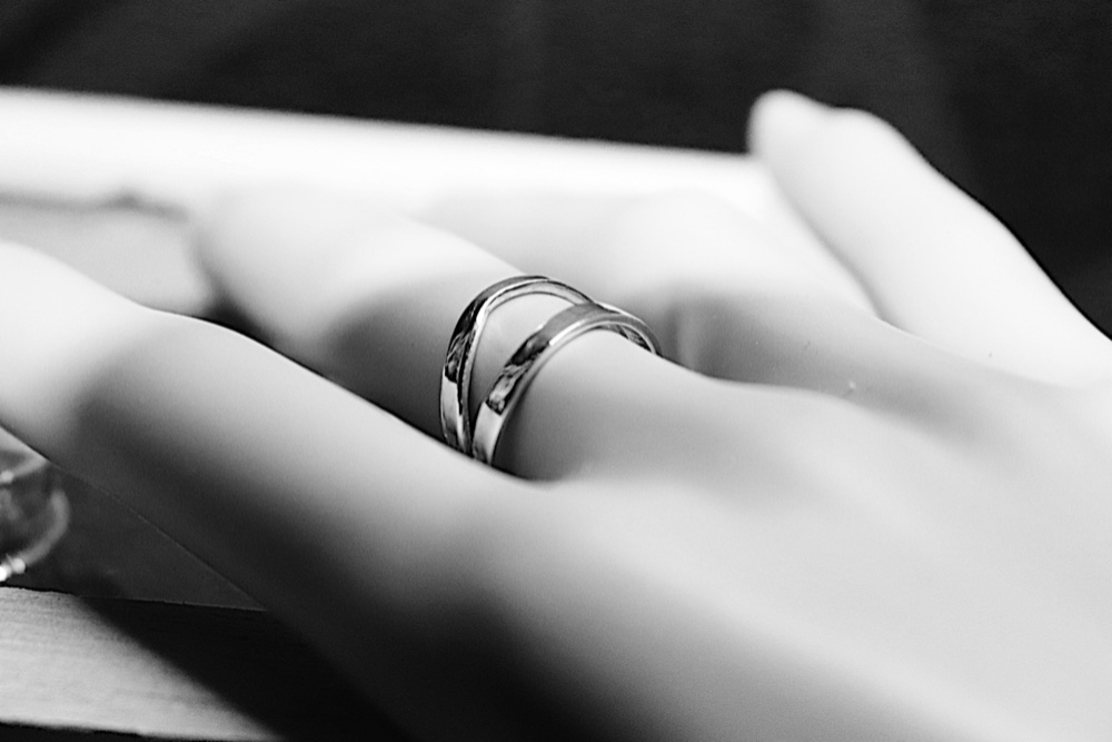 スリットリング ♫願いが叶う小指のリング♫　９号 (R No.40&41)