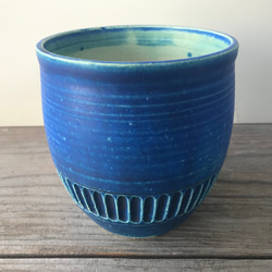 OUTLET 青壺 植木鉢 3.5号 2枚目の画像