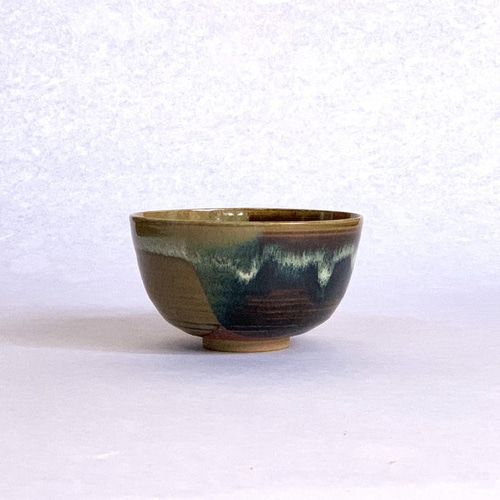 真作保証 13代 高取八仙 自作 高取春慶茶碗 高取焼 コレクター放出品 福岡県 高取 掛分茶碗 高取春慶作 立体・オブジェ 高取焼宗家 通販 10247805