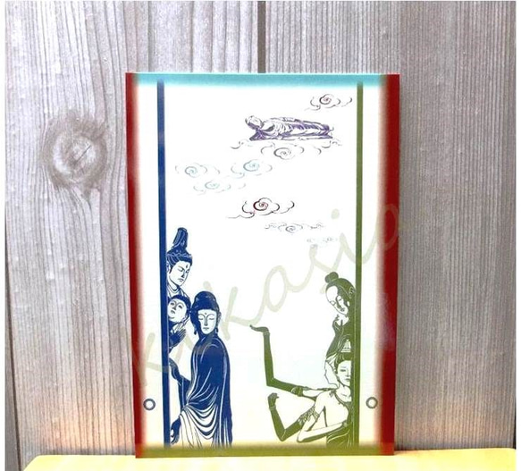 【ふすまから仏像】ポストカード2枚入 1枚目の画像