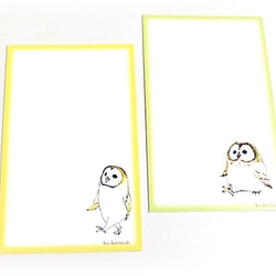 【ふくろうminiメッセージカード】 3枚目の画像