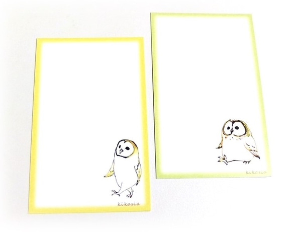 【ふくろうminiメッセージカード】 3枚目の画像
