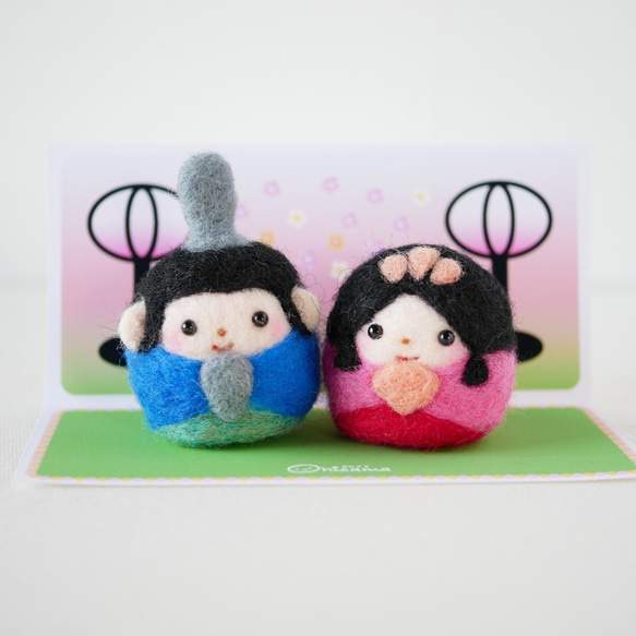 ひな人形 手のひらサイズ 私だけのひなまつり 1枚目の画像