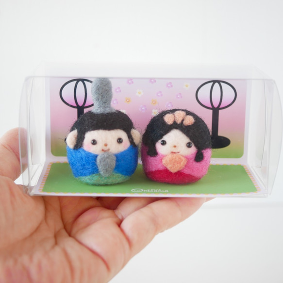 ひな人形 手のひらサイズ 私だけのひなまつり 6枚目の画像