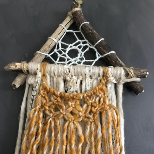 ☆送料無料☆流木 ドリームキャッチャーdriftwood   dreamcatcher 2枚目の画像