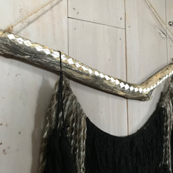 ☆送料無料☆ボヘミアン風 流木タペストリー driftwood  yarn tapestry 2枚目の画像