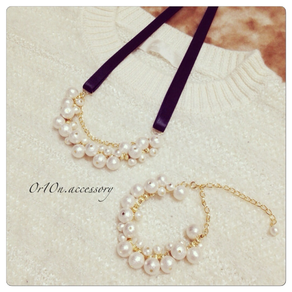 range pearl necklace. 5枚目の画像