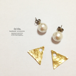 3way brass Pearl pierce. 2枚目の画像