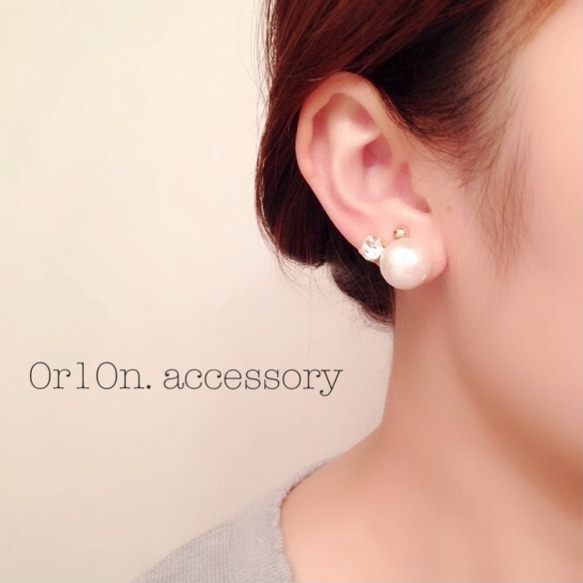 クリスタル Earring. 2枚目の画像