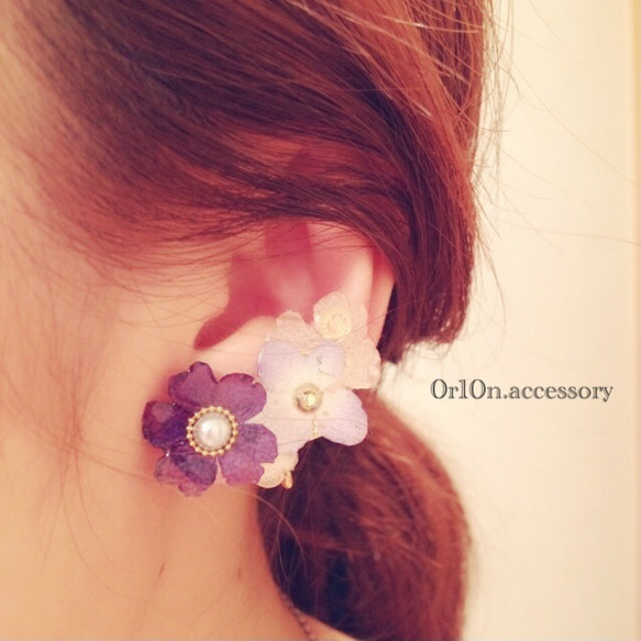 flower Earring.【no/2】 1枚目の画像