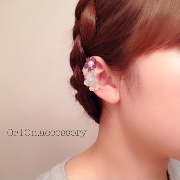 flower Earring.【no/2】 2枚目の画像