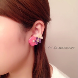 flower Earring.【no/7】 2枚目の画像