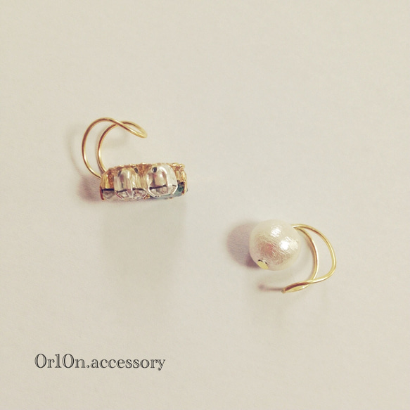 bijou＆pearl earcuff.【no/3】 3枚目の画像