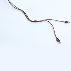 天然石ラブラドライトクリスタルワックスワイヤー織り 4枚目の画像