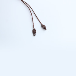 天然石ラブラドライトクリスタルワックスワイヤー織り 5枚目の画像