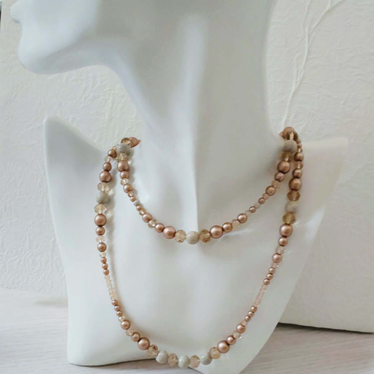 【再販なし】マイナスイオンを発生させる北投石 医者いらずの石 ネックレス 天然石