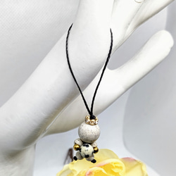 天眼石 お人形ストラップ⭐️ 身代わり人形 ストラップ No.3 天然石