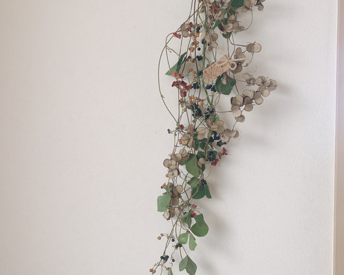 【販売済み】超巨大/11/11発見【山芋の花殻】スワッグ/ドライフラワー/花材 0_2efa98e4310ee3d937912dc4f2f1