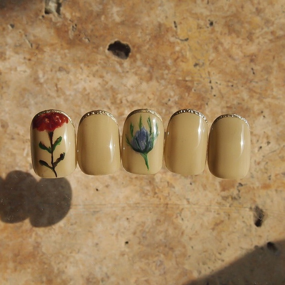 botanical  nail.                  No.4 1枚目の画像