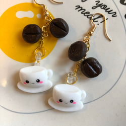 送料無料♡コーヒー牛乳ピアス ピアス（フック・チェーン） まよねーず