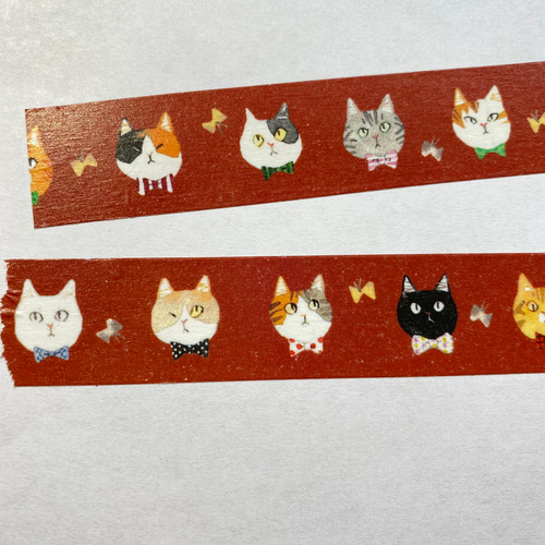 海外マスキングテープ巻売り 画猫点晴 ねこ 人物マスキングテープ 海外マスキングテープ巻売り 画猫点晴 ねこ 人物マスキング