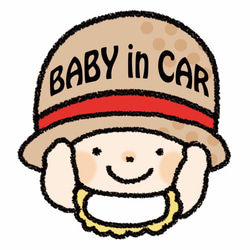 BABY in CARマグネットステッカー(baby) 2枚目の画像