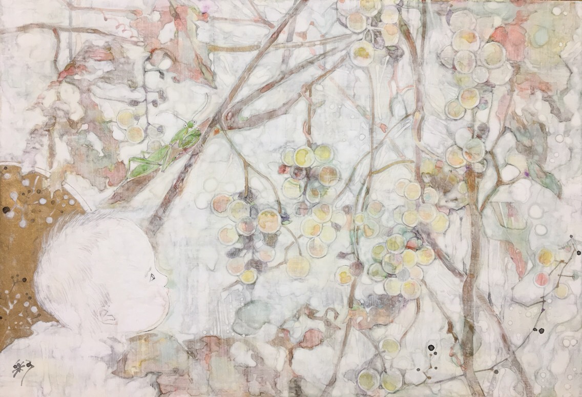 七色の希望　　　絵画原画 受注制作 虹色の空と海の絵 絵画 むらいさき 通販 14358592