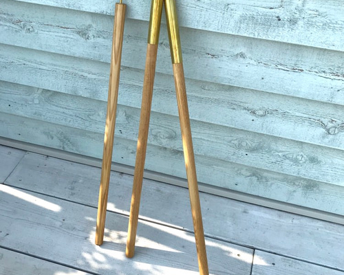 ウッドポール 自作品 240cm 215cm 182cmに付け替え可能 ウッドポール 自作品 240cm 215cm 182cmに付け替え可能 ウッドポール