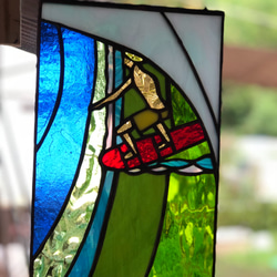 【ヴィンテージ 】✴︎ステンドガラスシェードのランプ✴︎高級感の有るデザイン✴︎ Stained glass-pendant Dots｜ARTWORKSTUDIO公式