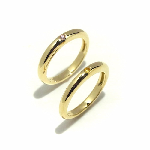 K18YG Freyja イエローサファイアリング -幸福の訪れ- 指輪・リング